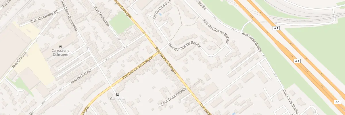 Plan du 6 Rue du Clos du Bel Air à Ronchin