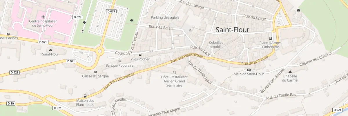 Plan du 22 Rue des Planchettes à Saint-Flour