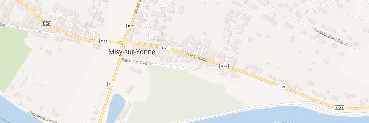 Plan du 9001 Pl Erables à Misy-sur-Yonne