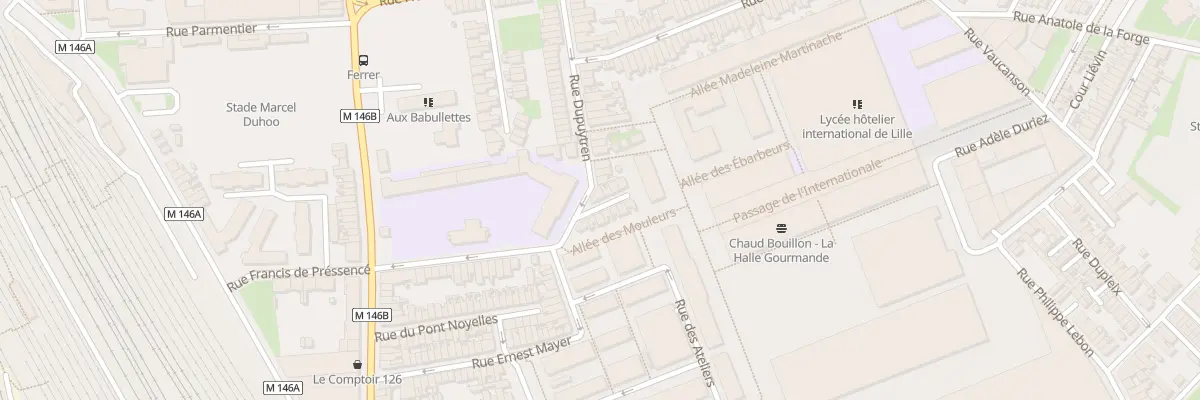Plan du 57 Rue Dupuytren à Lille