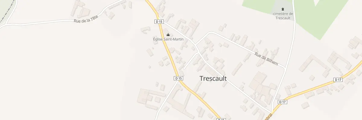 Plan du 16 Rue d’Havrincourt à Trescault