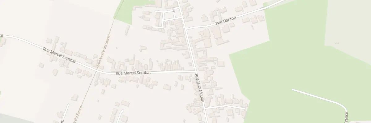 Plan du 230 Rue Jean Moulin à Roost-Warendin