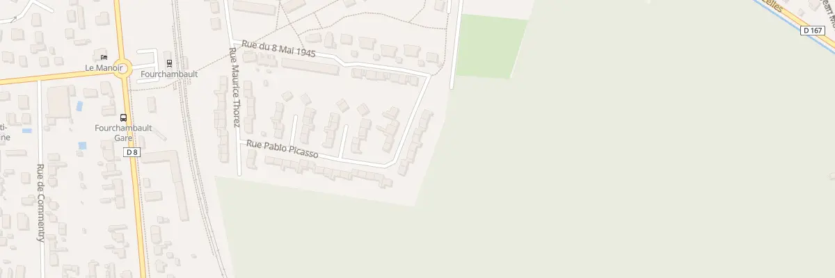 Plan du 40 Rue Pablo Picasso à Fourchambault