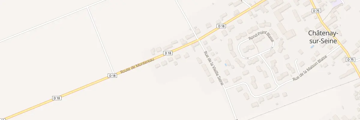 Plan du 27 Rte de Montereau à Châtenay-sur-Seine