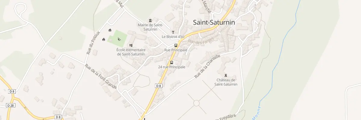 Plan du 22 Rue Principale à Saint-Saturnin