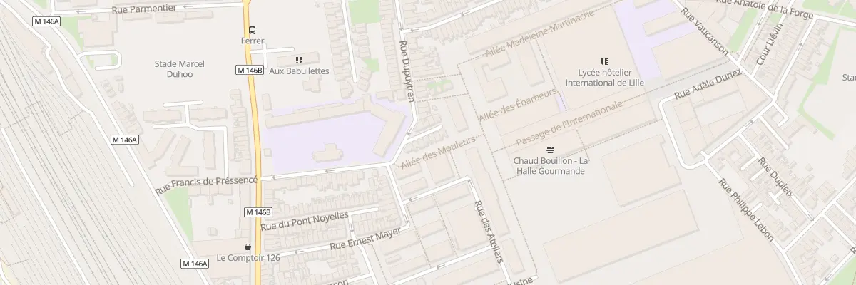 Plan du 5 Imp St Eloi 57 Rue Dupuytren à Lille