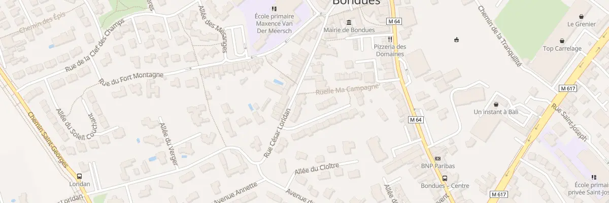 Plan du 24 Rue César Loridan à Bondues