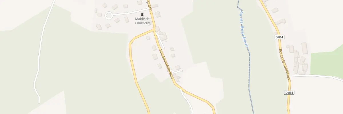 Plan du 25 Rue Saint-Augustin à Courtieux