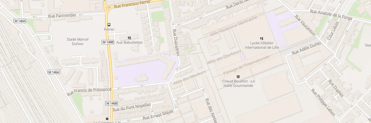 Plan du 55 Rue Dupuytren à Lille