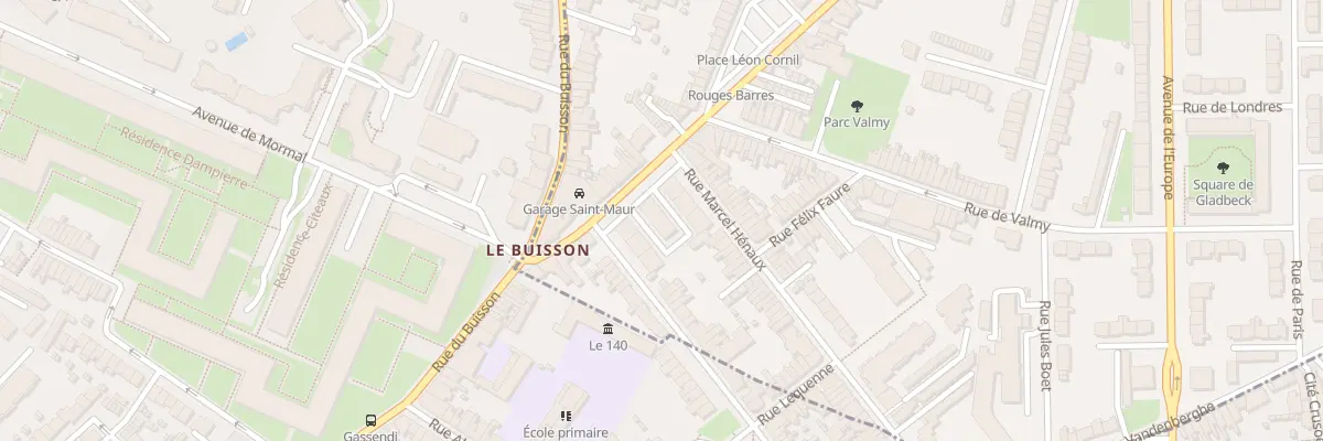 Plan du 2 Rue Marcel Henaux à Marcq-en-Barœul