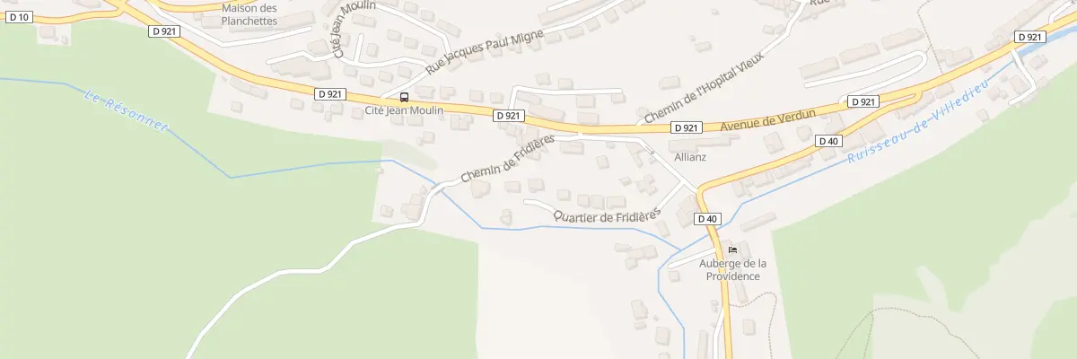 Plan du 5 Qrt de Fridieres à Saint-Flour