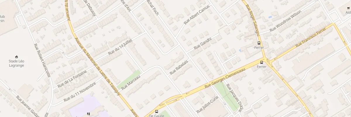 Plan du 5 Rue Rabelais à Ronchin