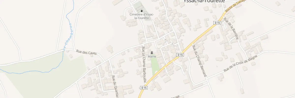 Plan du 6 Rue Le Champ Barbouille à Yssac-la-Tourette
