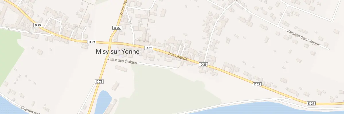 Plan du 22B Rue Grande à Misy-sur-Yonne