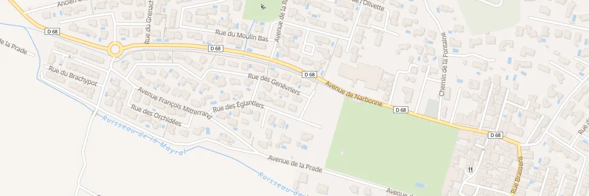 Plan du 33 Rue des Genevriers à Armissan
