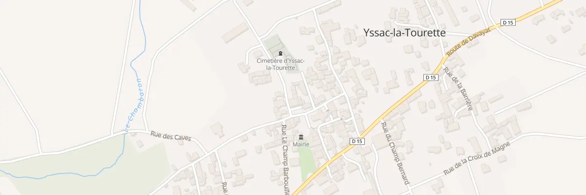 Plan du 2 Rue de La Côte des Gonots à Yssac-la-Tourette
