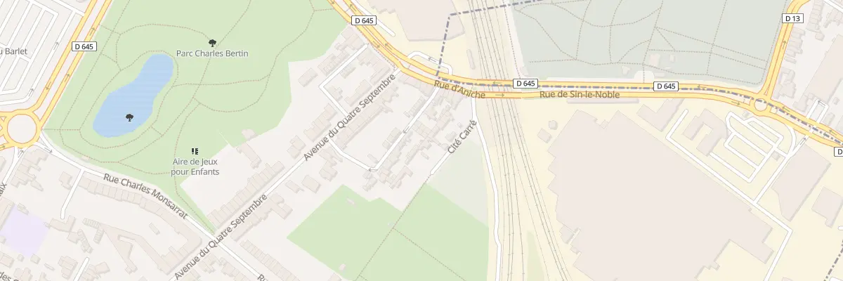 Plan du 59C Av Détrain à Douai