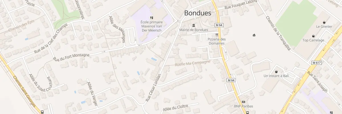 Plan du 18 Rue César Loridan à Bondues