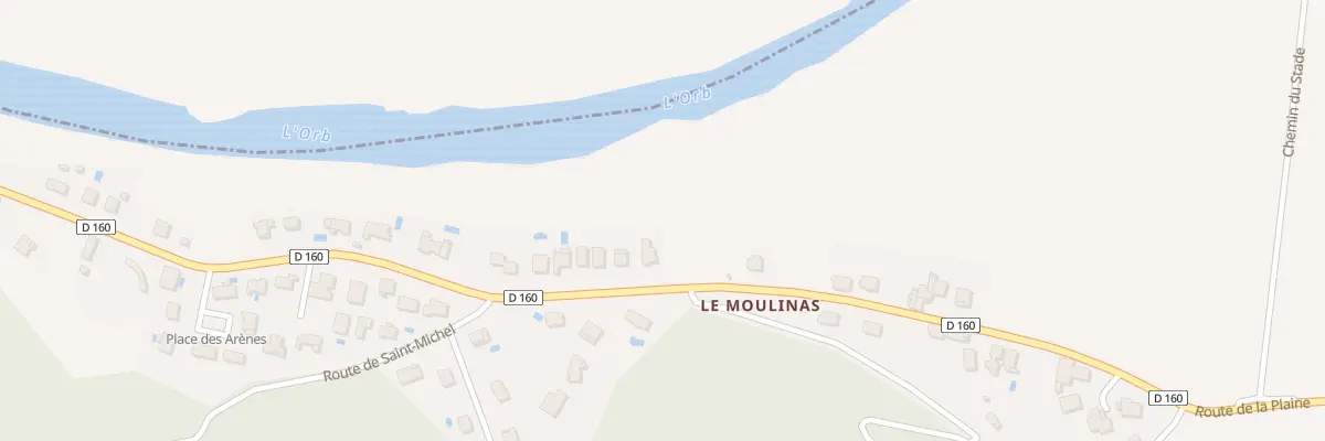 Plan du 44 Rte du Moulinas aux Aires