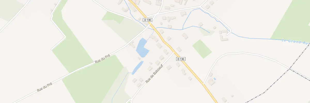 Plan de la Rue du Marais le Bas à Grandrû