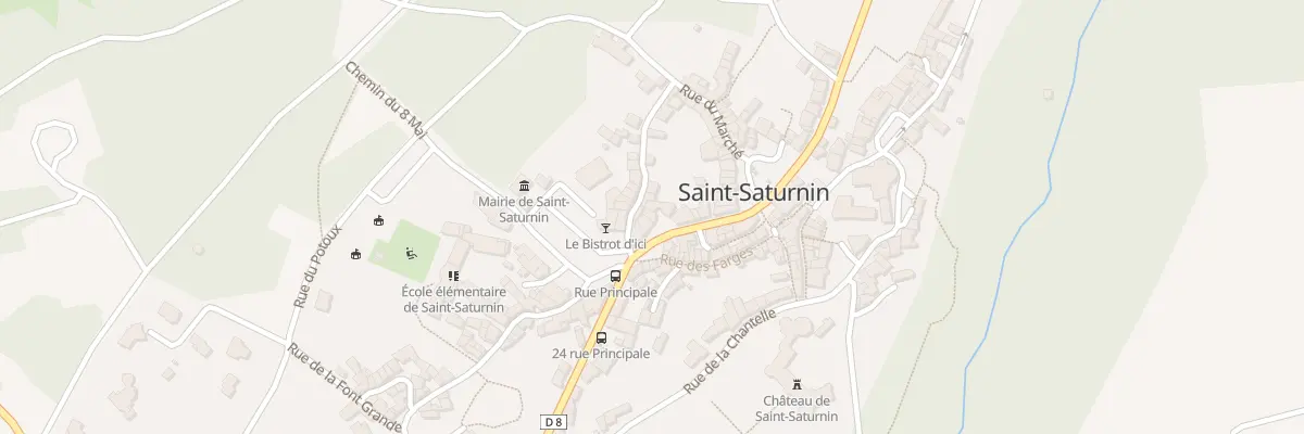 Plan du 43 Rue Principale à Saint-Saturnin