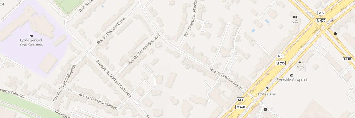 Plan du 192B Rue Reine Astrid à Marcq-en-Barœul