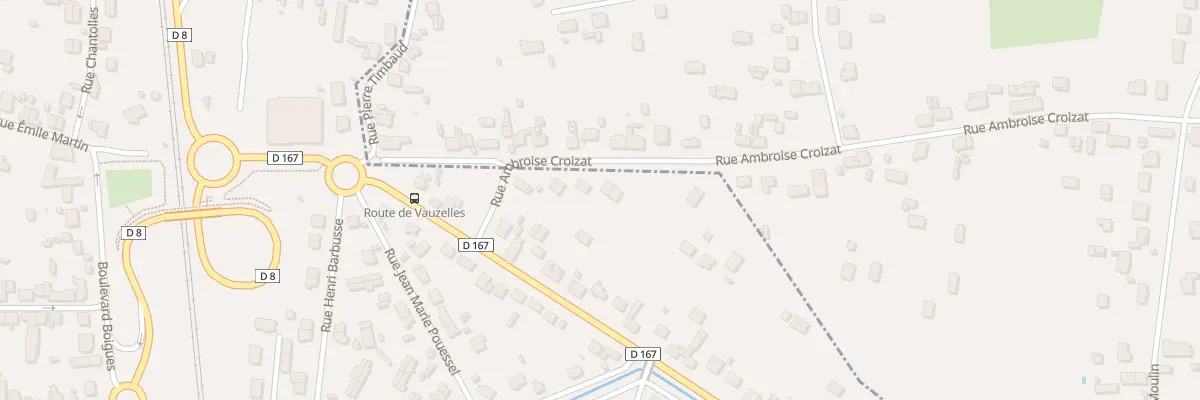 Plan du 198 Rue Ambroise Croizat à Fourchambault