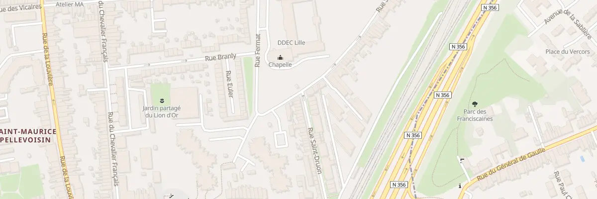Plan du 71 Rue Saint-Druon à Lille