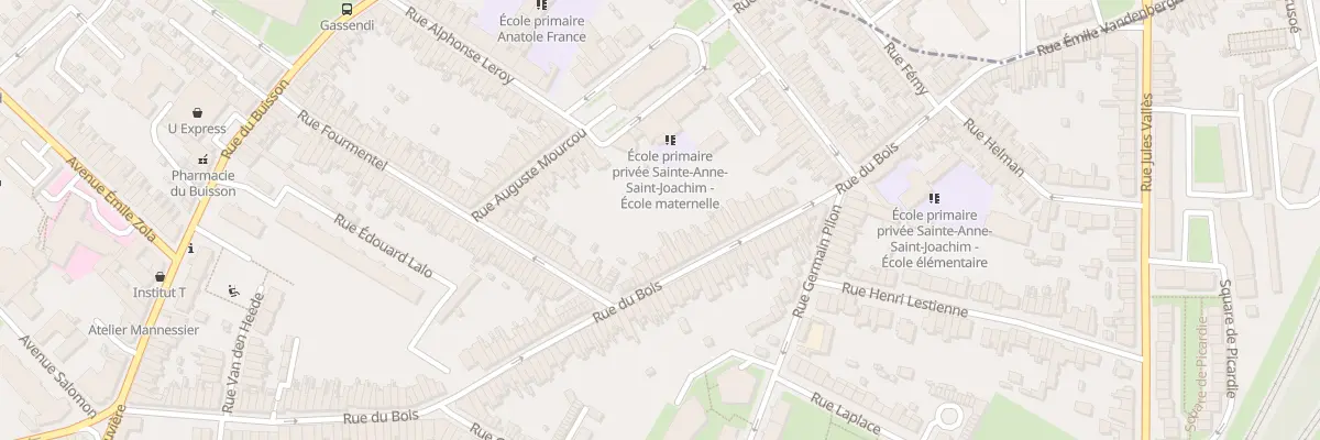 Plan du 139 Rue du Bois à Lille