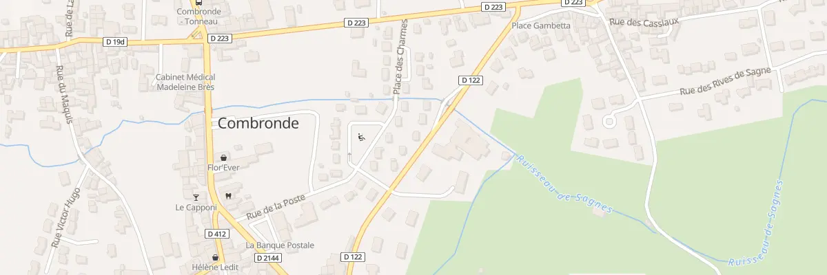 Plan du 19 Rue des Tuiliers à Combronde
