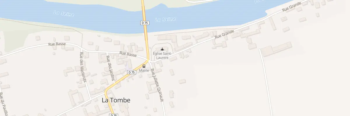 Plan du 55 Rue Grande à La Tombe