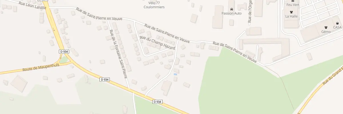 Plan du 26 Rue du Champ Hazard à Coulommiers