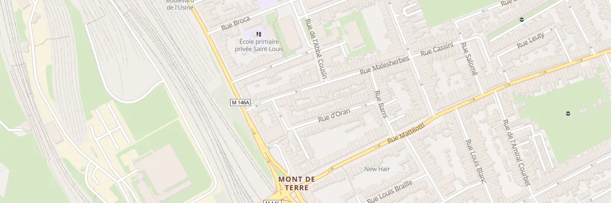 Plan du 18 Rue Malesherbes à Lille
