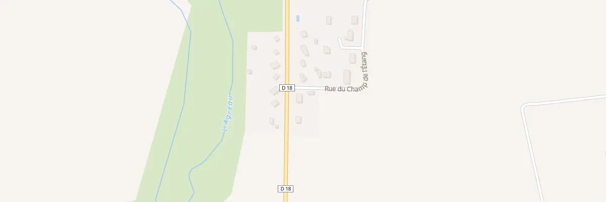 Plan du 10 Rue du Champ de l’Étang à Villeneuve-les-Genêts