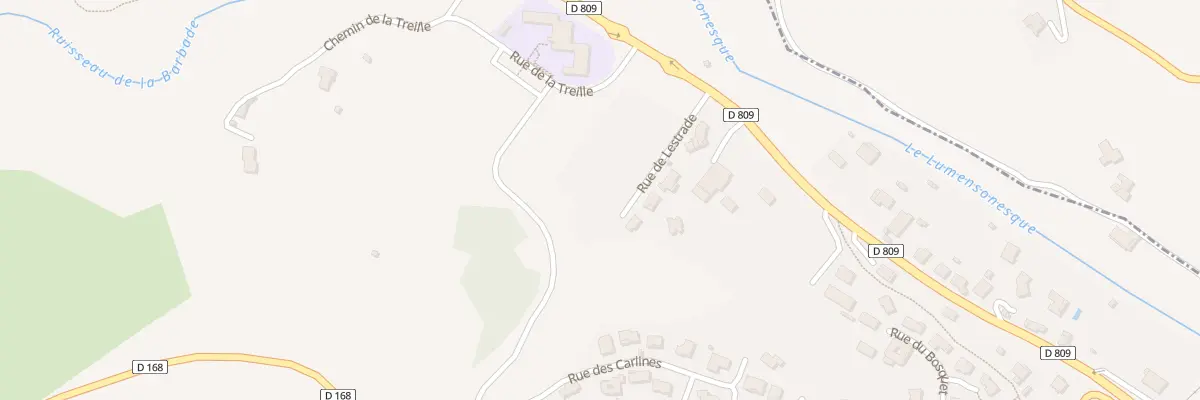 Plan du 5439 Lestrade à Aguessac