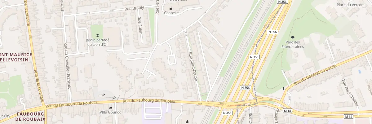 Plan du 45 Rue Saint-Druon à Lille