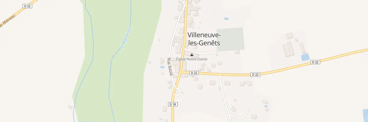 Plan du 26 Rue Principale à Villeneuve-les-Genêts