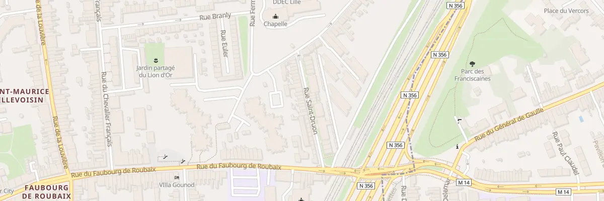 Plan du 47 Rue Saint-Druon à Lille
