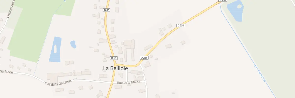 Plan du 5 Rue des Pervenches à La Belliole