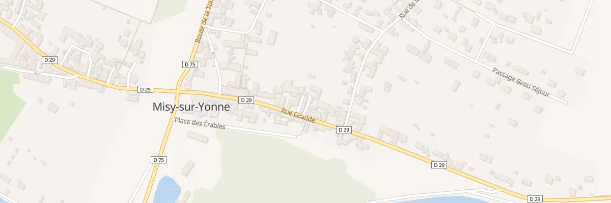 Plan du 5 Pas des Jardins à Misy-sur-Yonne