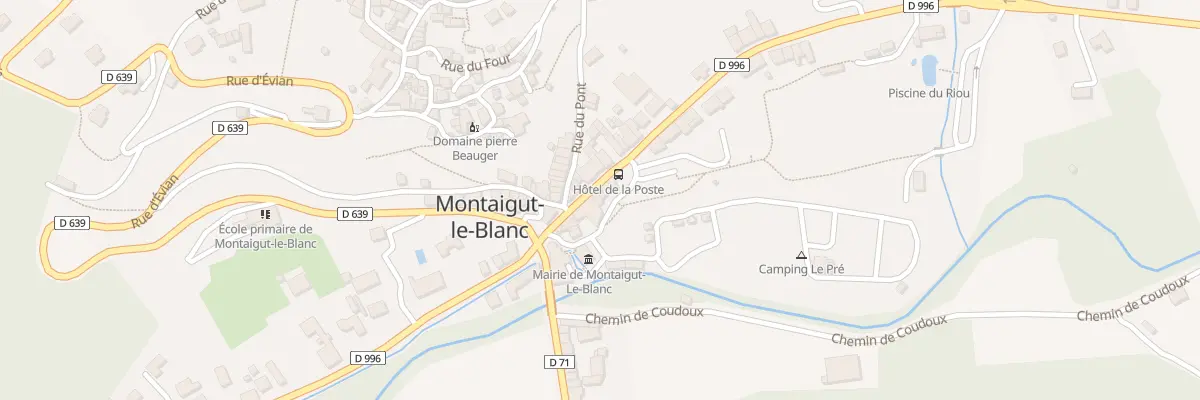 Plan du 35 Rte des Moulins à Montaigut-le-Blanc