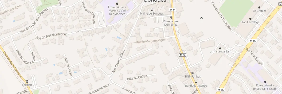 Plan du 4 Rue du Docteur Fleming à Bondues