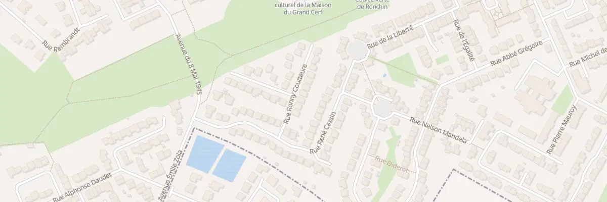 Plan du 6 Rue Ronny Coutteure à Ronchin