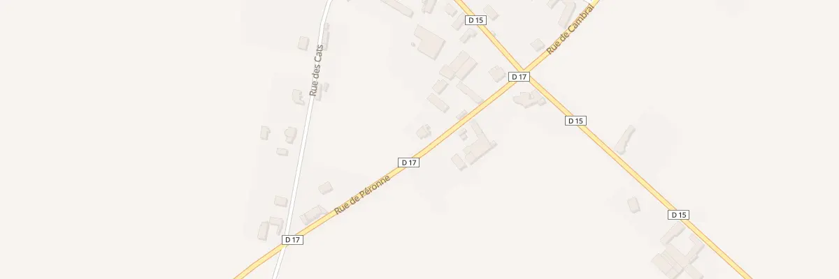 Plan du 6 Rue de Péronne à Trescault