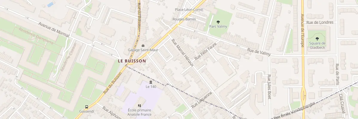 Plan du 28 Rue Marcel Henaux à Marcq-en-Barœul