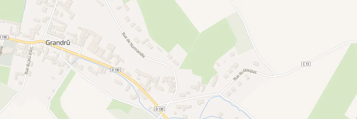 Plan du 170 Rue de Normandie à Grandrû