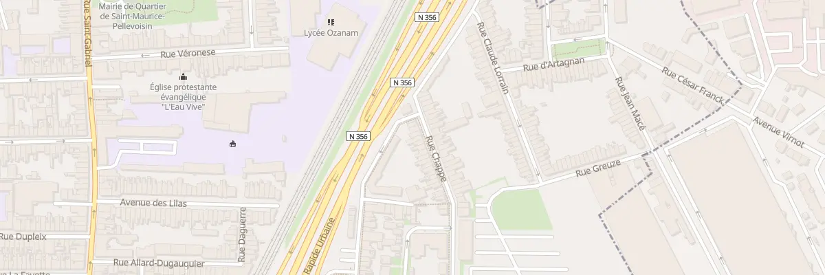 Plan du 30 Rue Chappe à Lille