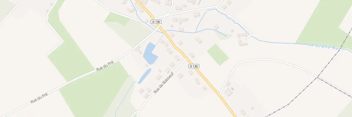 Plan du 523 Rue du Marais le Bas à Grandrû