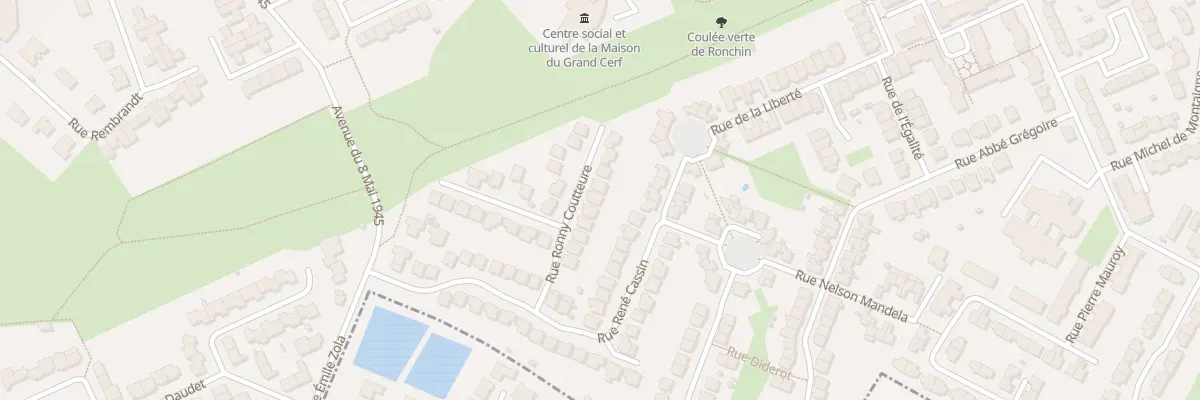Plan du 12 Rue Ronny Coutteure à Ronchin