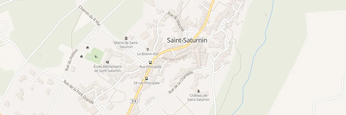 Plan du 15 Rue des Farges à Saint-Saturnin